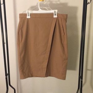 Tan Skirt from Banana Republic